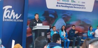 Gobernador reconoce a los atletas que participaron en la Paralimpiada Nacional 2019