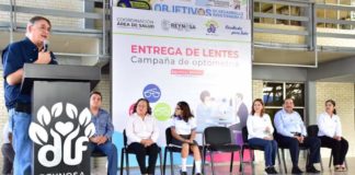 LLEVA DIF REYNOSA CAMPAÑA DE OPTOMETRÍA AL CETIS 71