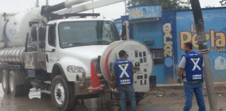 Aporta Gobierno de Reynosa soluciones al drenaje sanitario