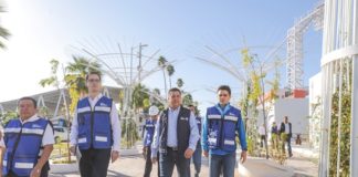 Supervisa Gobernador obras en la Unidad Deportiva “Adolfo Ruíz Cortines”