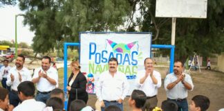 Convive Presidente Municipal con más de dos mil niños en Posadas Navideñas.