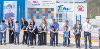 A dos años del lanzamiento del modelo de cuidado diario infantil único en el país, se inaugura el décimo CECUDI en Tamaulipas
