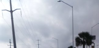 Pinta Gobierno Municipal líneas de tráfico