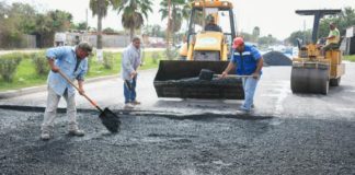 Gobierno de Río Bravo,rehabilita acceso al Puente Internacional Río Bravo/Donna.