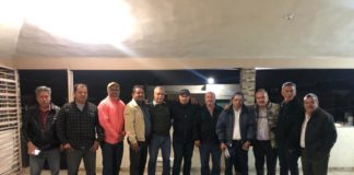 HECTOR VILLEGAS “EL CALABAZO” EN AMENA REUNIÓN CON AMIGOS PERIODISTAS.