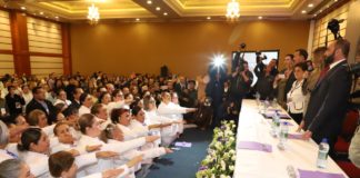 Maki tomó protesta al Colegio de Profesionales de Enfermería del Nuevo Santander