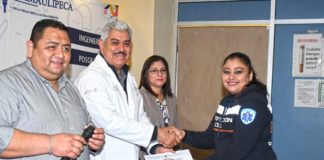 Capacita Protección Civil de Río Bravo, a jóvenes de enfermería escolar.