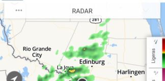 Arribó a Reynosa frente frío con lluvias y bajas temperaturas