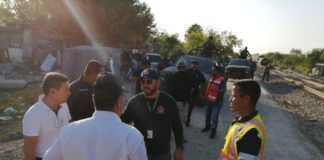 Atiende Protección Civil accidente de tren en Reynosa