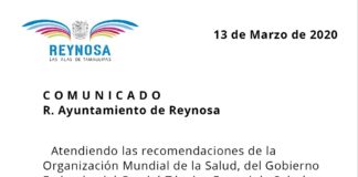 SUSPENDIDOS LOS EVENTOS DEL 271 ANIVERSARIO DE LA FUNDACIÓN DE REYNOSA