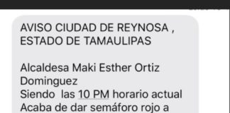 PIDE ALCALDESA DE REYNOSA,DRA. MAKIKI ORTIZ NO HACER CASO A NOTICIAS FALSAS