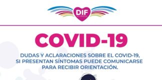 ACTIVA DIF REYNOSA LÍNEA TELEFÓNICA ANTE COVID-19
