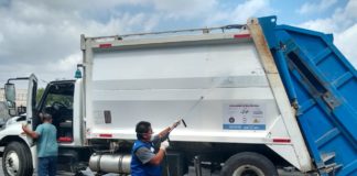 Gobierno Municipal,extrema medidas sanitarias en camiones recolectores de basura