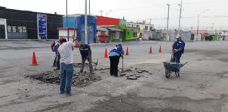 Desarrolla Gobierno de Reynosa programa de bacheo en colonias