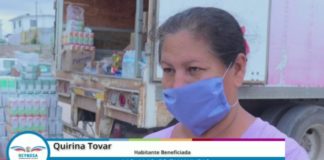 Está muy bien el apoyo que nos está dando el Municipio: Sra. Estela Rodríguez