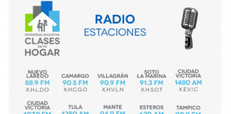 Estaciones de Radio Tamaulipas para “Clases en tu hogar”