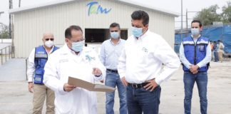 Supervisa Gobernador avances del C5 y Hospitales Móviles COVID-19 en Reynosa