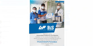 Miembros de la Universidad Politécnica de Altamira donan Caretas de Seguridad impresas en 3D a Hospital General de Altamira