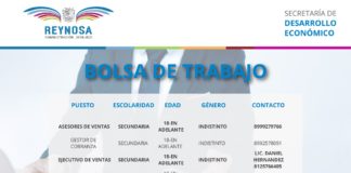 Gestiona Gobierno de Reynosa empleos en comercio, industria y servicios