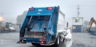 Cumple Municipio medidas de sanitización en camiones recolectores
