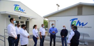 Entrega Gobernador Hospitales Temporales COVID-19 en Matamoros y Mante