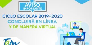 Presente ciclo escolar 2019-2020 concluye en línea y a distancia