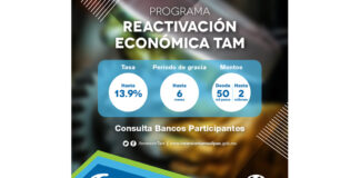 Reactivación Económica Tam ¡Créditos desde 50 mil hasta 2 millones de pesos!