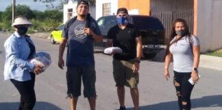 REDOBLAN DIPUTADA ROXANA GOMEZ ENTREGA DE DESPENSAS A FAMILIAS DE RIO BRAVO, NUEVO PROGRESO, y REYNOSA