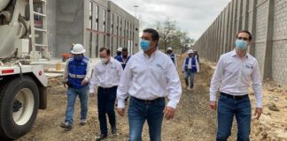 Supervisa gobernador de Tamaulipas construcción del Complejo de SP