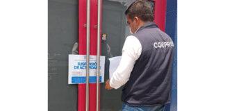 CLAUSURA COEPRIS MUEBLERIA Y TIENDA DE ROPA