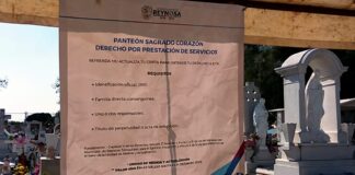 Seguirán cerrados panteones por contingencia sanitaria