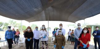 Obtienen familias de Alianza Social apoyo de Canasta Básica