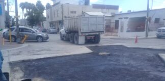 Rehabiita Municipio pavimento de importantes avenidas