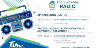 Transmisión del programa Clases En Tu Hogar por Radio Tamaulipas