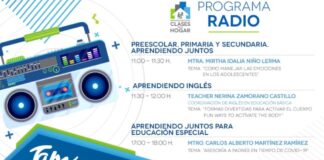 Programa #ClasesEnTuHogar por Radio Tamaulipas