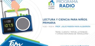 Programa #ClasesEnTuHogar por Radio Tamaulipas