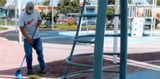 GobTam realiza limpieza en Parques y Centros de Bienestar