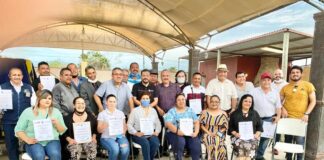 LA UPD DELEGACIÓN REYNOSA, OTORGA NOMBRAMIENTOS A SUS INTEGRANTES.