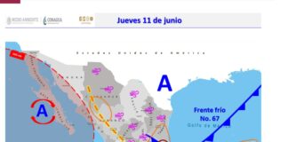 Continuará baja probabilidad de lluvia en la región