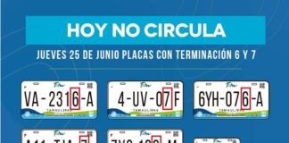 PROGRAMA PARA HOY EN RÍO BRAVO,JUEVES DOBLE NO CIRCULA…