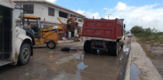 Avanza el drenado de las colonias de Reynosa, sólo 7 presentan aún acumulación de agua