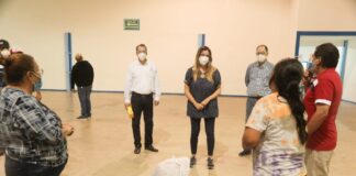 Recorre Alcaldesa albergues con afectados por lluvias