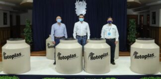 Entrega Tinacos a municipios el Gobierno de Tamaulipas para combatir el COVID-19