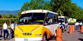 Suspendido transporte público en ocho municipios el sábado 11 y domingo 12 de julio