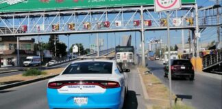 Barredora limpia bulevar Hidalgo con resguardo de Tránsito Municipal