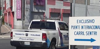 Participa Tránsito en filtro sanitario de cruces internacionales