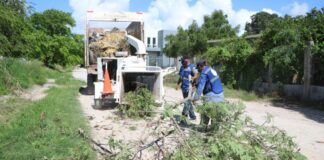 PERSONAL DEL DEPARTAMENTO DE SERVICIOS PRIMARIOS,IMPLEMENTAN LIMPIEZA GENERAL EN EL LIBRAMIENTO