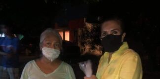 Se solidariza diputada Roxana Gómez con familias de Hacienda las Brisas y Paseo del Valle, en Río Bravo