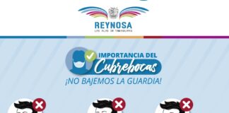 SIGUE VIGENTE USO DE CUBREBOCAS Y SANA DISTANCIA