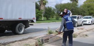 Ayuntamiento de Rîo Bravo,aplica labores de limpieza en calles y avenidas de la ciudad